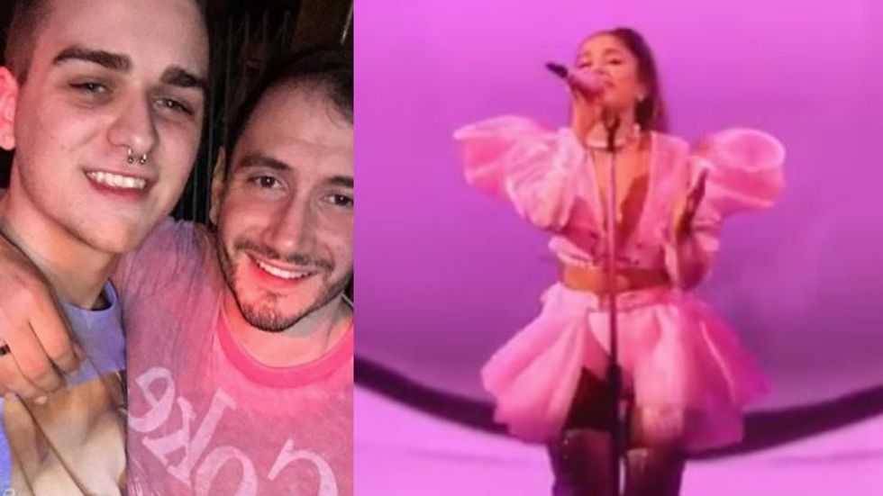 This Gay Couple Got Engaged at Ariana Grande's 'Sweetener' Tour