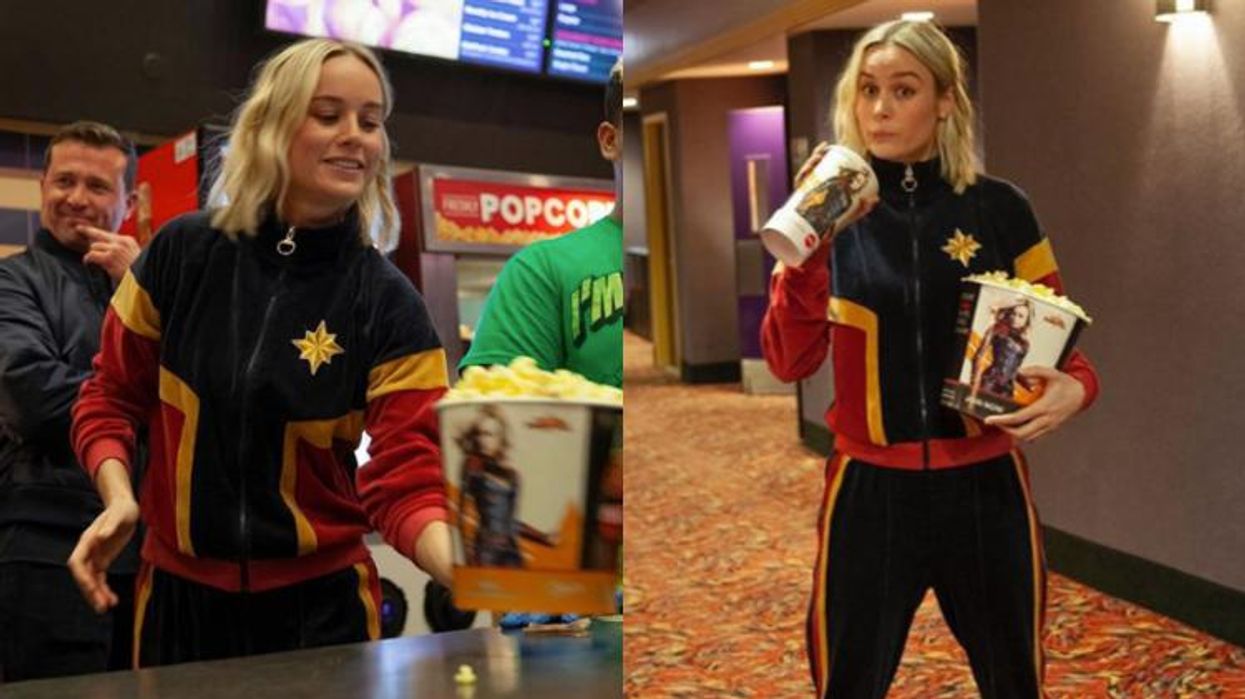 <p>Brie Larson Surprised Lucky <em>Captain Marvel</em> Moviegoers & We're Jealous AF</p>