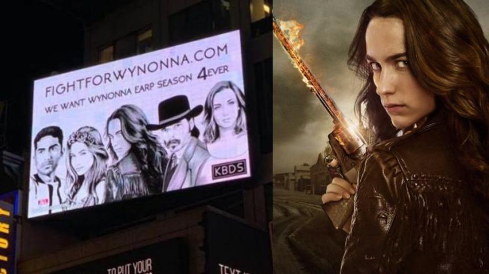 'Wynonna Earp' Fans Are Using an NYC Billboard to Fight for Season 4