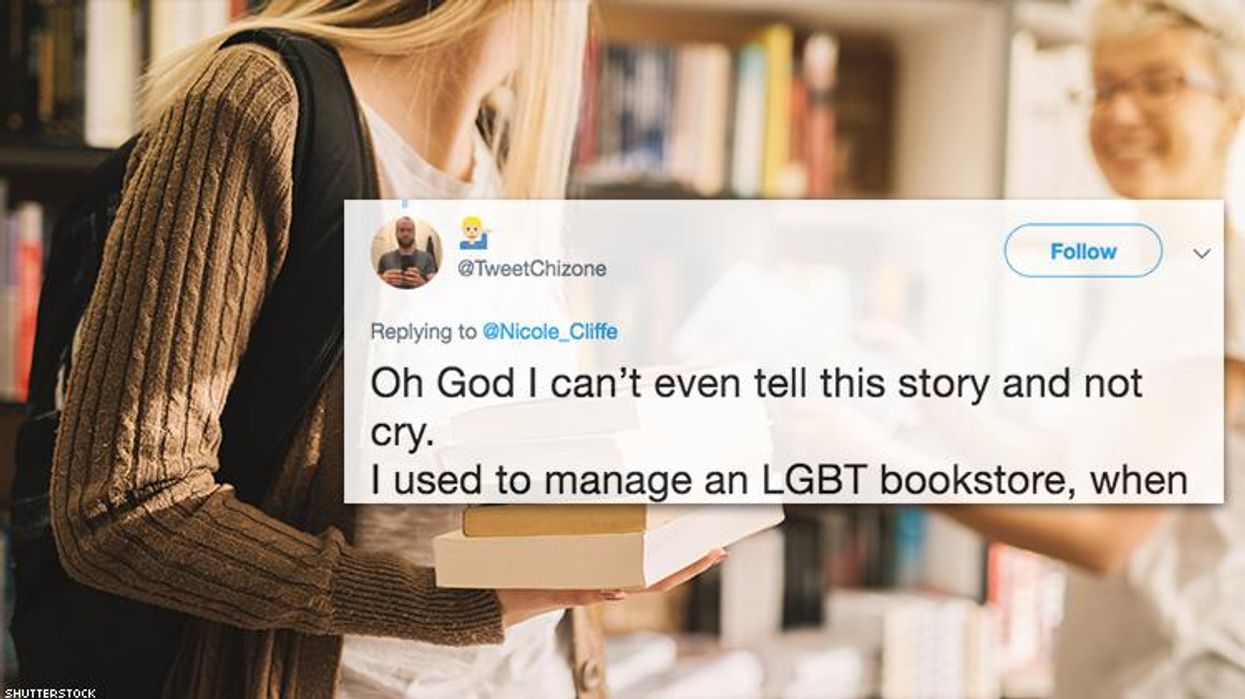 <p>How Some LGBT Strangers in a Bookstore Saved a Closeted Man's Life</p>