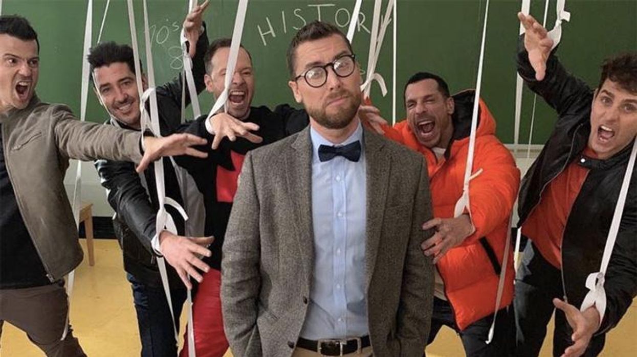 <p>Lance Bass Cameos in Dance-tastic Tribute to Boy Bands Through History</p>