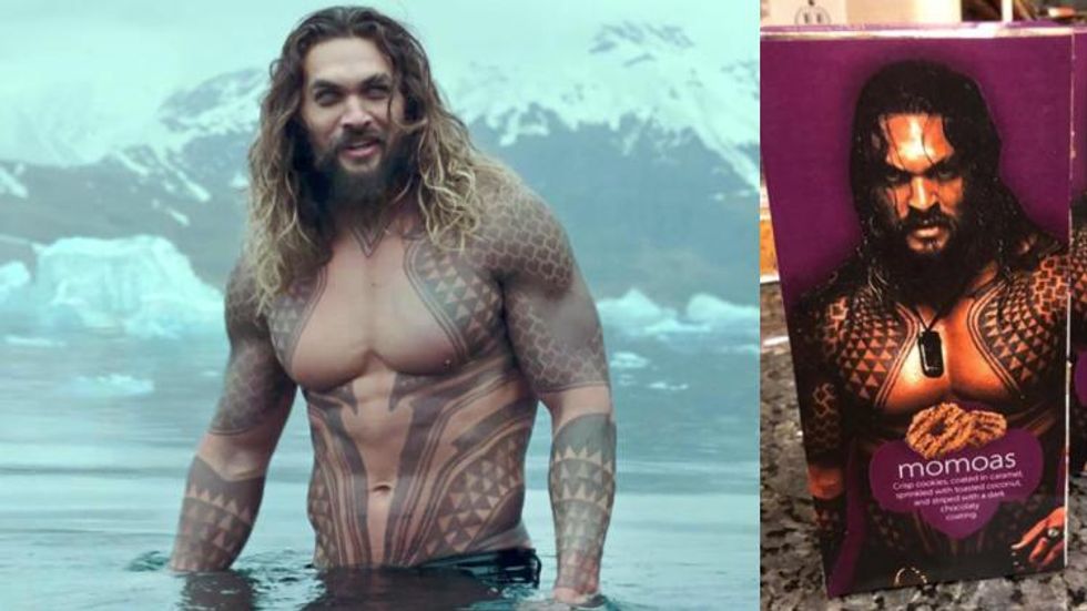 Would You Eat Jason Momoa Girl Scout Cookies?
