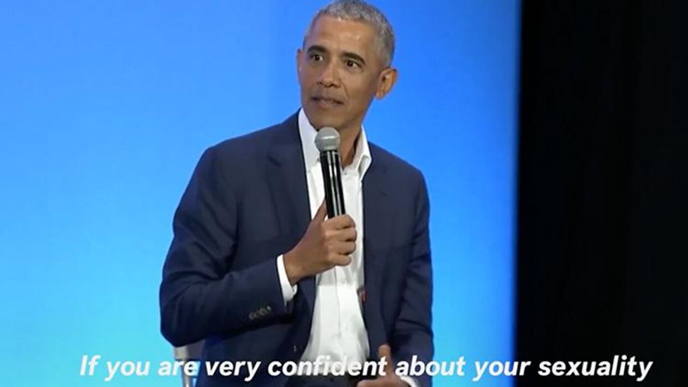 Barack Obama Calls Out Men Overcompensating for Their Sexuality
