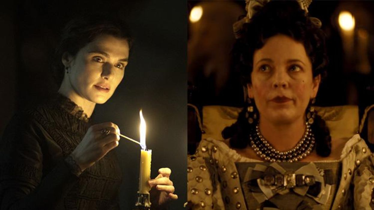 <p>Olivia Colman and Rachel Weisz Say 'Gay Rights' on BAFTA Red Carpet</p>