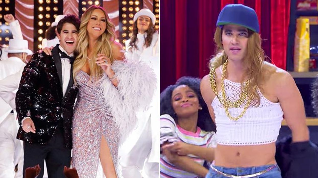 <p>Darren Criss Channels Mariah Carey in 'Heartbreaker' Lip Sync Battle</p>