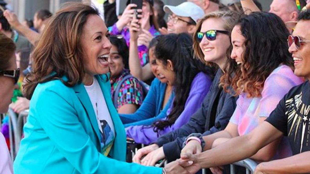 <p>Kamala Harris Joins 2020 Presidential Race With Strong Pro-LGBT Record</p>