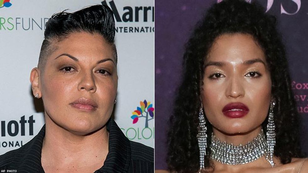 Sara Ramirez Gives Indya Moore a History Lesson on Bisexuality