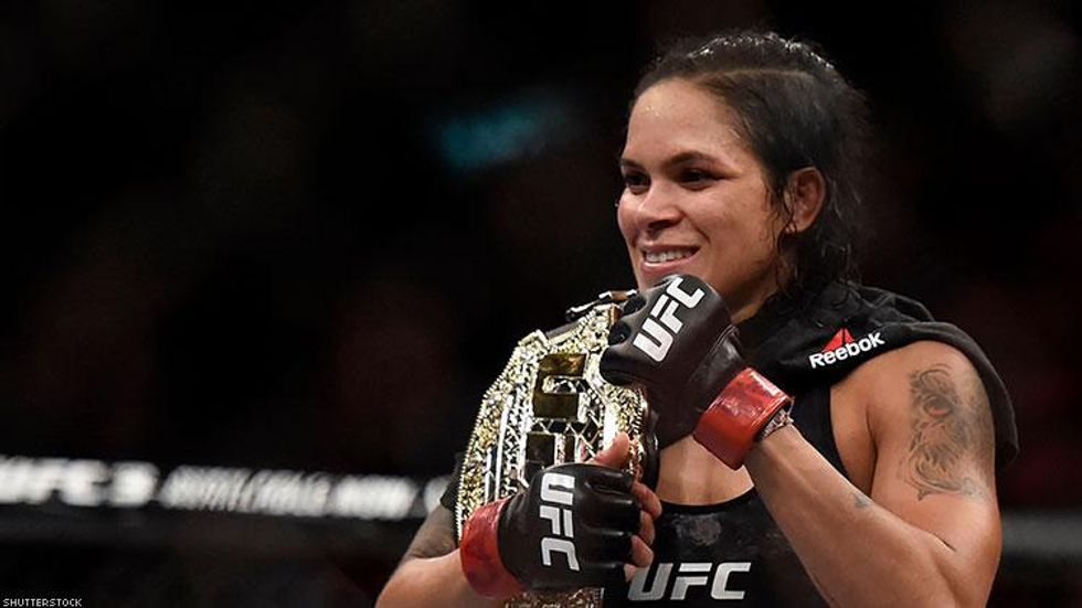 Gay MMA Fighter Amanda Nunes First Woman to Win Two UFC Championships