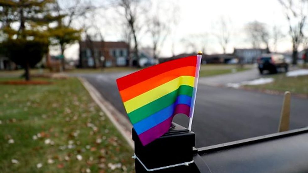 Neighborhood Covered in Pride Flags After Gay Couple's Flag is Stolen