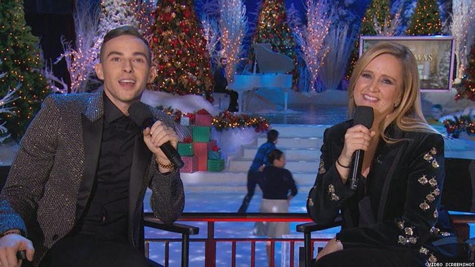Samantha Bee & Adam Rippon Host 'Christmas on I.C.E.' Holiday Special