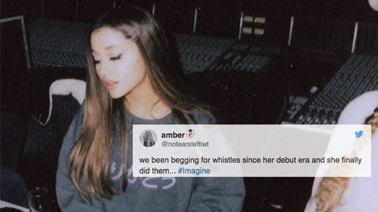 <p>Fans Are Losing It Over Ariana Grande's Whistle Notes in 'Imagine'</p>