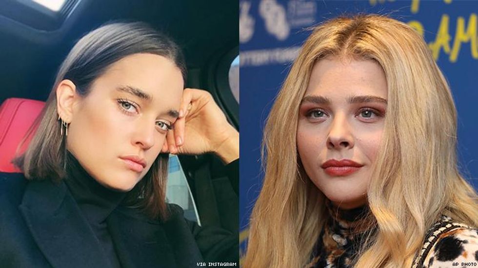 Chloë Grace Moretz Spotted Making Out with Model Kate Harrison