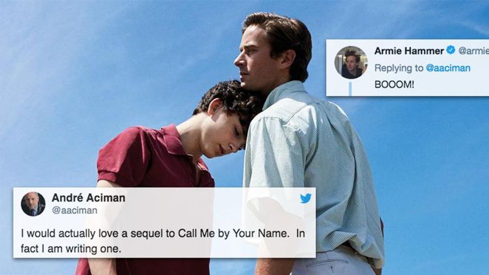 'Call Me by Your Name' Author André Aciman Is Now Writing the Sequel