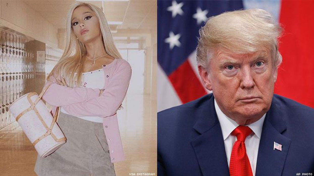 <p>Watching Trump Sing 'thank u, next' Will Give You Nightmares</p>