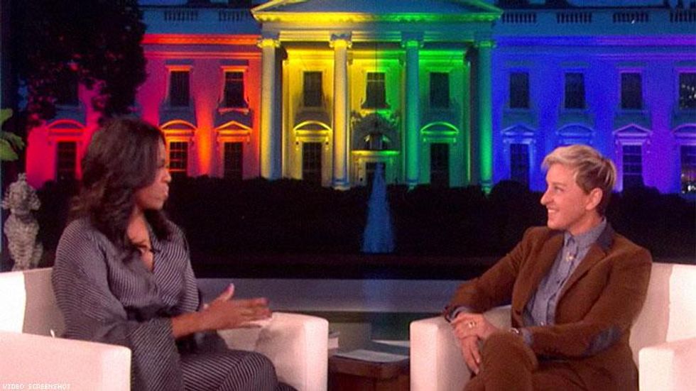 Michelle Obama Snuck Out to Celebrate Marriage Equality