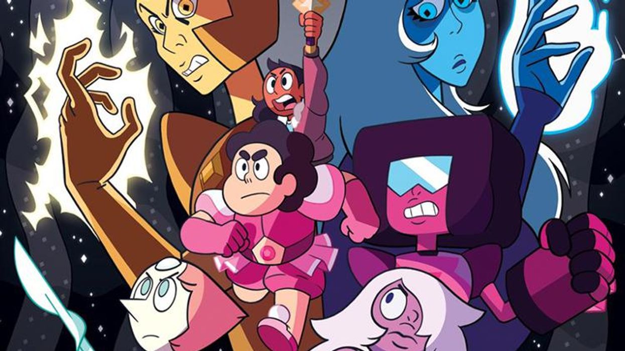 <p><em>Steven Universe</em> Rocks Pink Diamond's Iconic Outfit in Season 6 Promo</p>