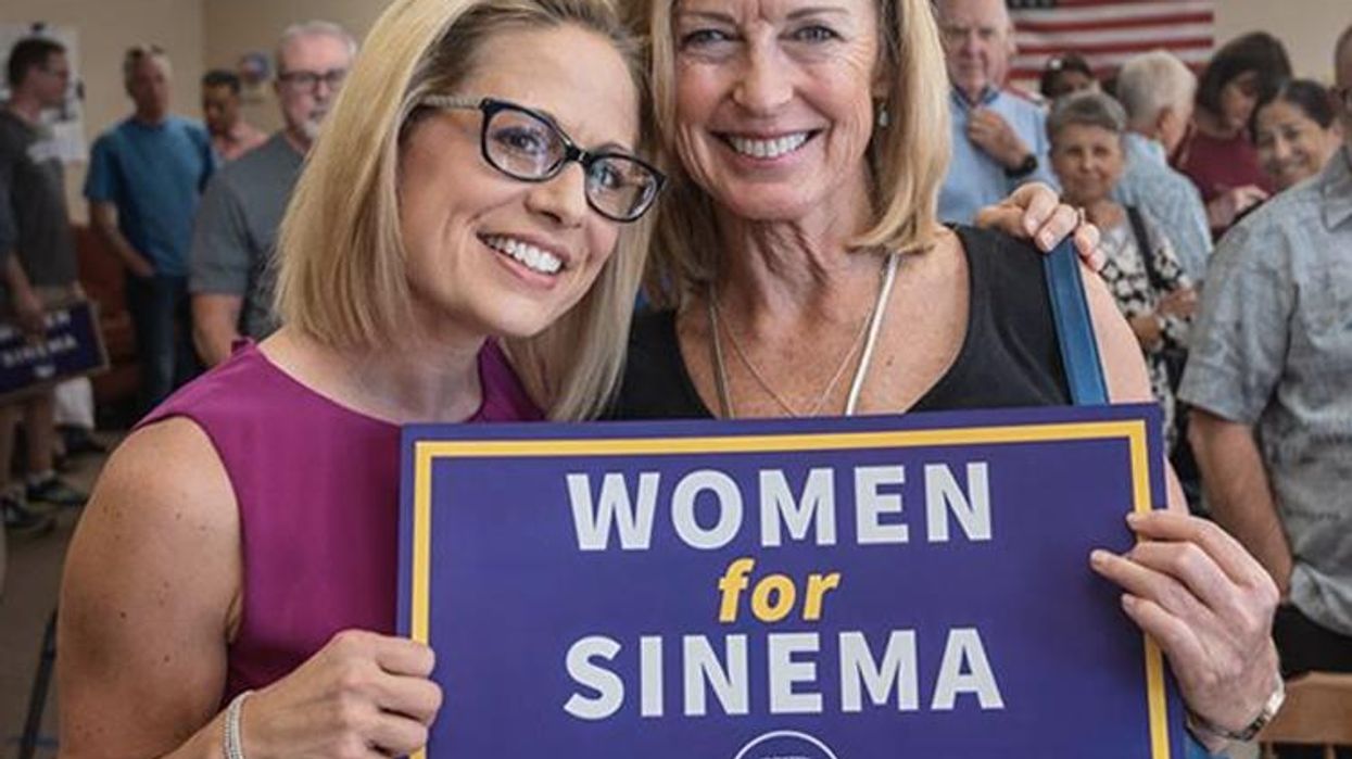 <p>Kyrsten Sinema to Become First Openly Bisexual Senator</p>
