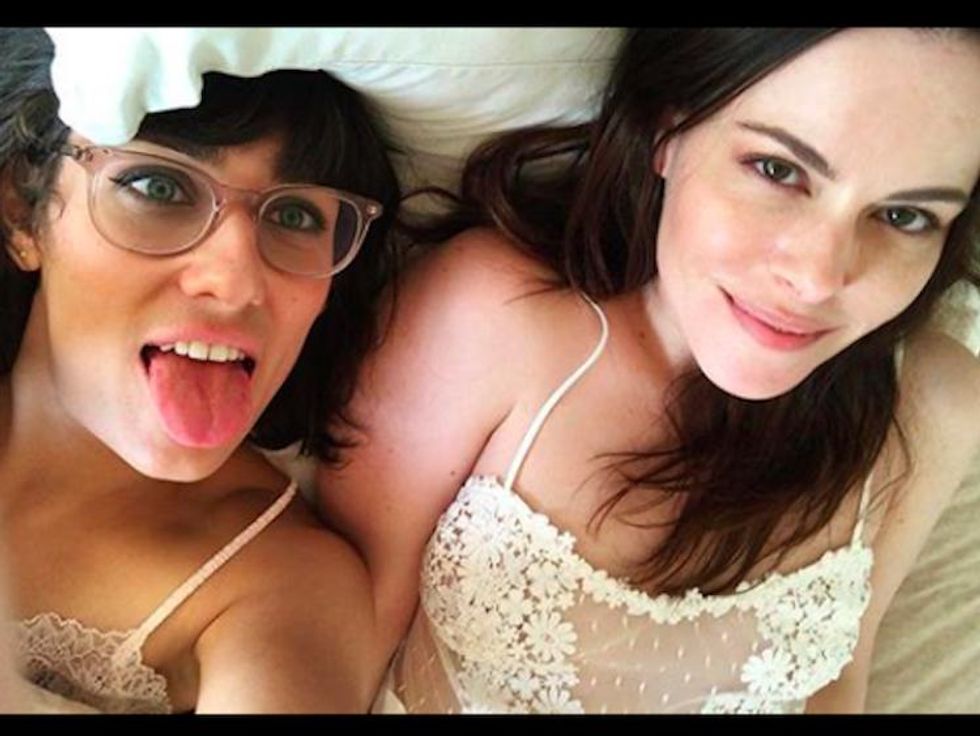 Teddy Geiger and Emily Hampshire Are Engaged!