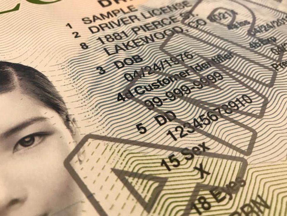 Colorado Adds Gender Neutral Option to Driver's Licenses