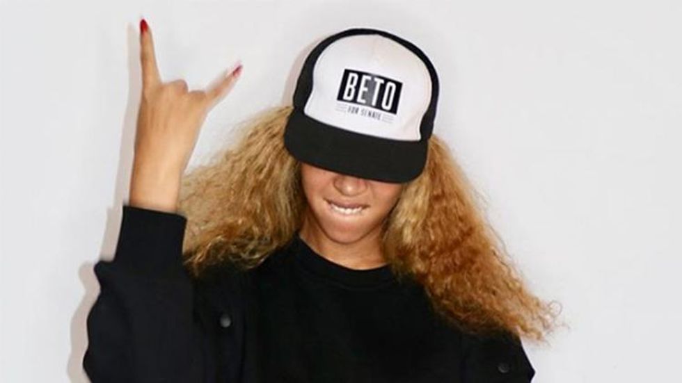 Beyoncé Rocks Beto O'Rourke Hat & Urges People to Vote
