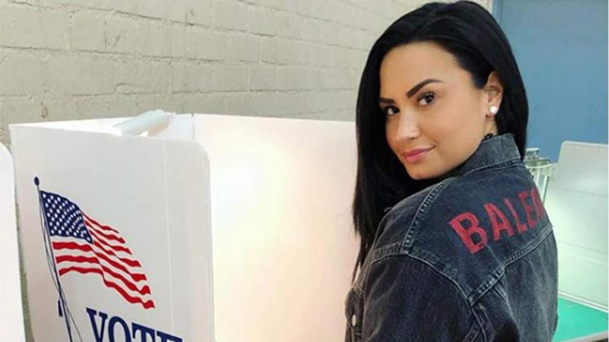 <p>Post-Rehab Demi Lovato Returns to Social Media to Urge People to Vote</p>