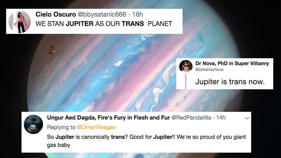 Jupiter Is Trans, Sorry We Don't Make the Rules