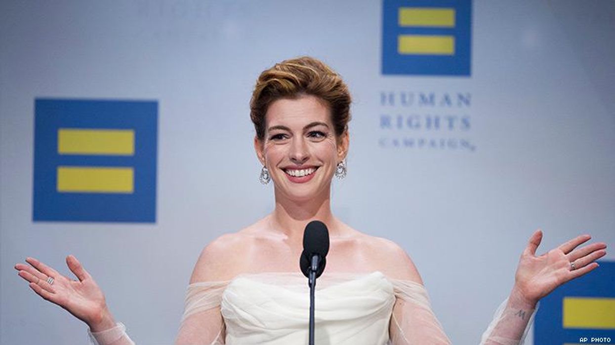 <p>Relive Anne Hathaway's Powerful Speech About Equality & Allyship</p>