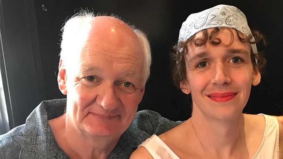 Comic Colin Mochrie Perfectly Defends Daughter from Transphobic Abuse