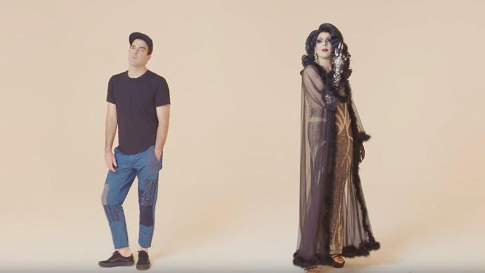Zachary Quinto's Drag Makeover Is Way Too Fabulous for Words