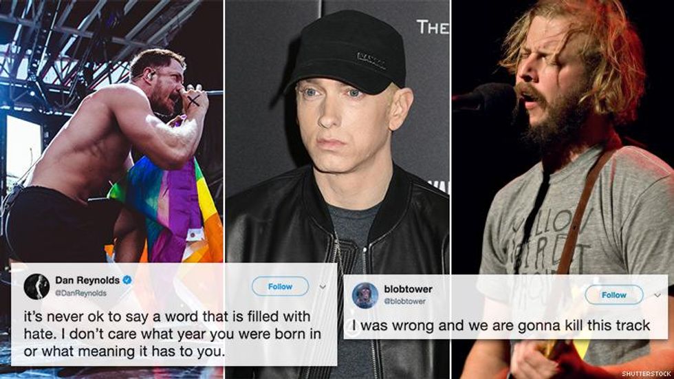 Dan Reynolds, Bon Iver Call Out Eminem for Homophobic Lyrics