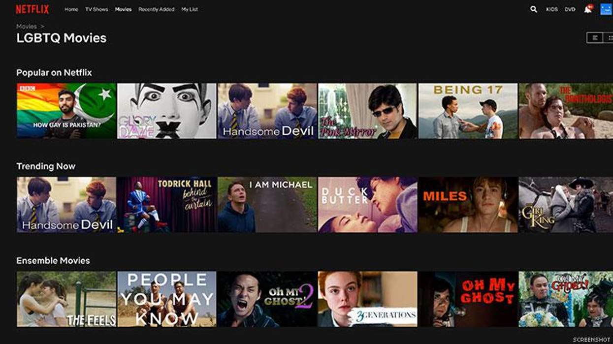 <p>Netflix's 'LGBTQ' Section Is Mostly Just for Gay Men</p>