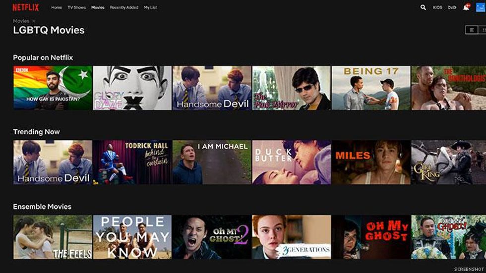Netflix's 'LGBTQ' Section Is Mostly Just for Gay Men