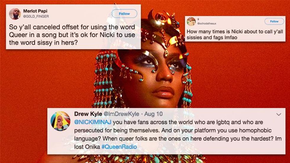 Fans Accuse Nicki Minaj of Using 'Homophobic' Lyrics on New Album