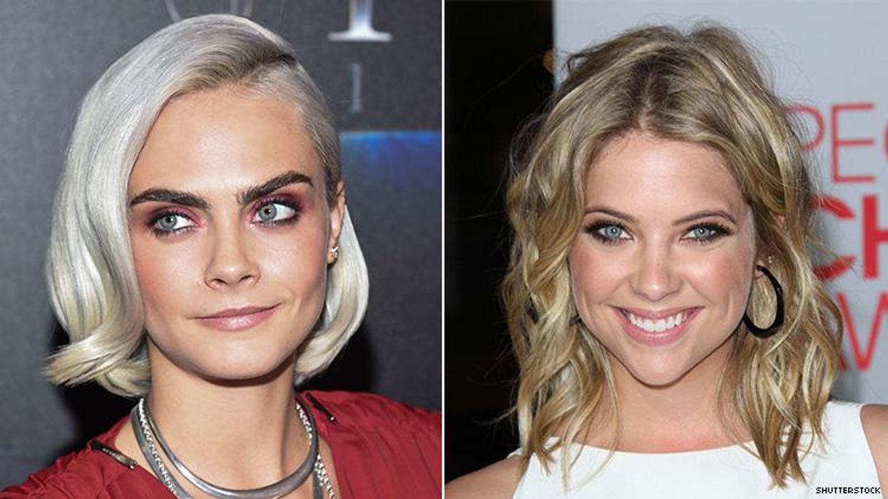 <p>Everyone Is Freaking Out About Cara Delevingne & Ashley Benson Kissing</p>