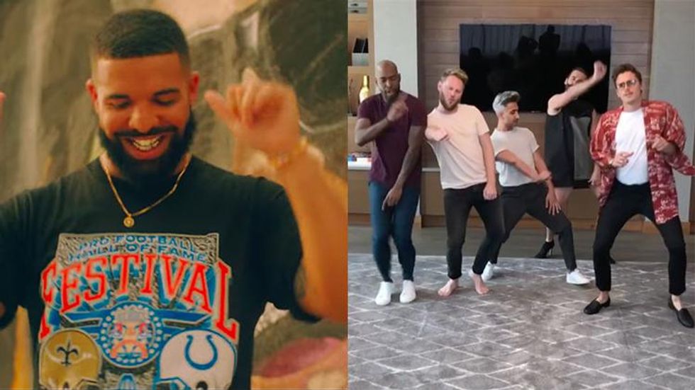Drake Featured the Fab Five in His 'In My Feelings' Music Video