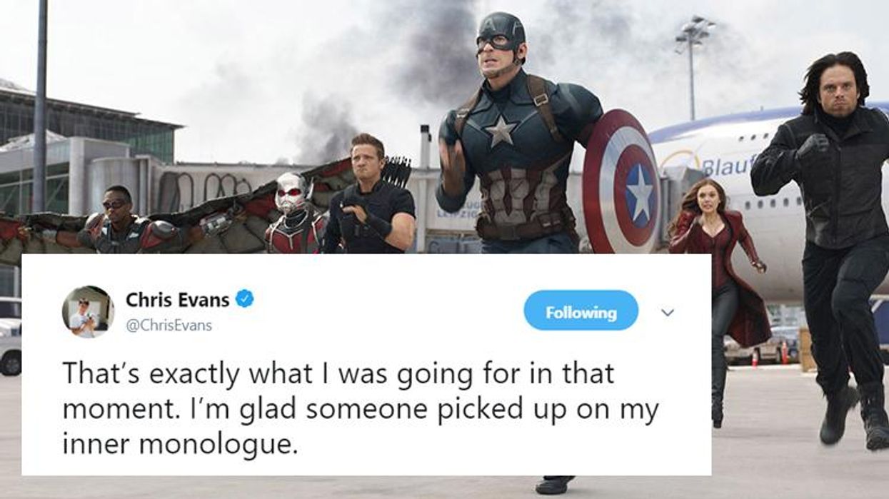 <p>Chris Evans Loves the 'Let's Go Lesbians' Meme Just As Much As We Do</p>