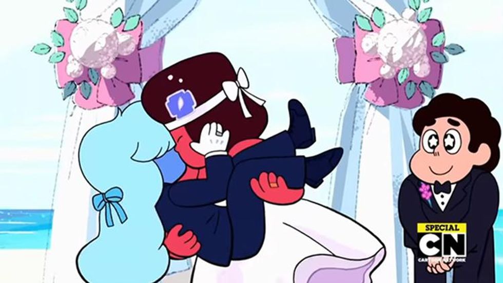 'Steven Universe' Makes LGBT History with Same-Sex Wedding 
