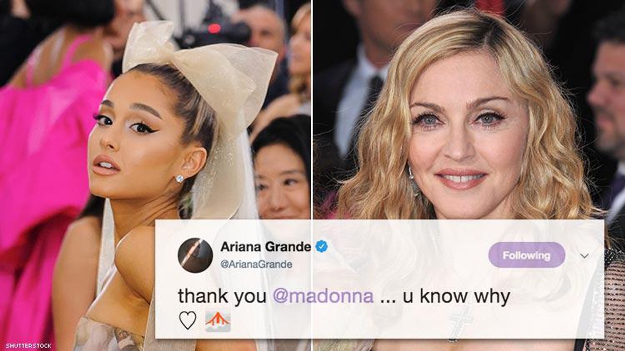 <p>Ariana Grande & Madonna May Be Working on Music Together</p>