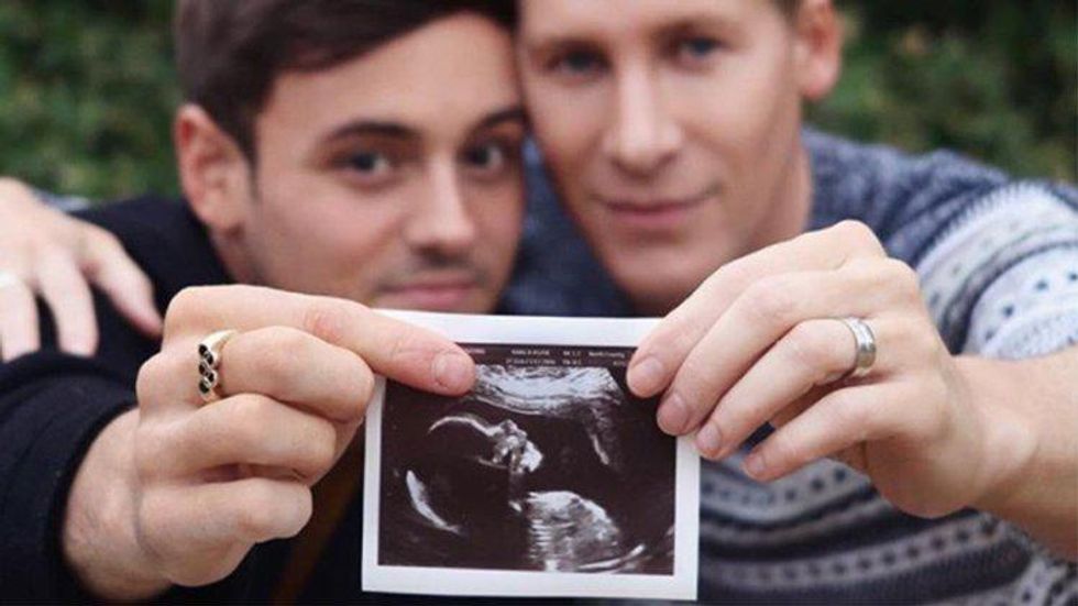 Tom Daley & Dustin Lance Black Are Officially Daddies