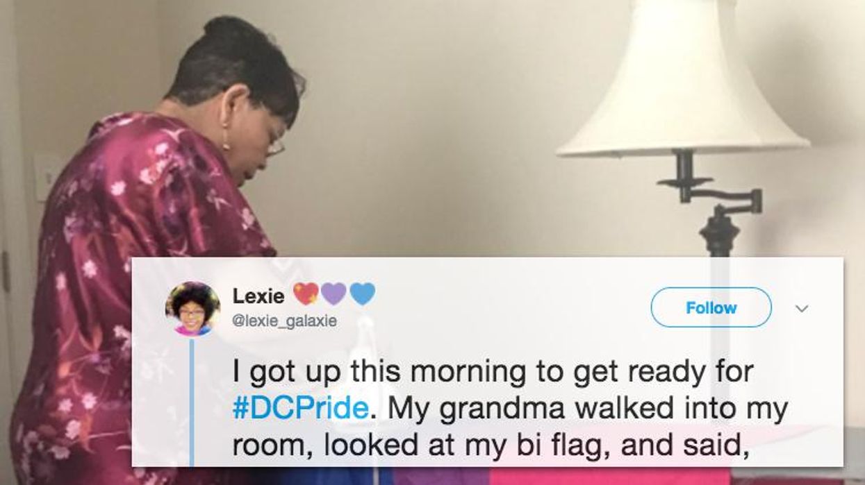 <p>This Grandmother's Simple Pride Gesture Is Making the Internet Emotional</p>