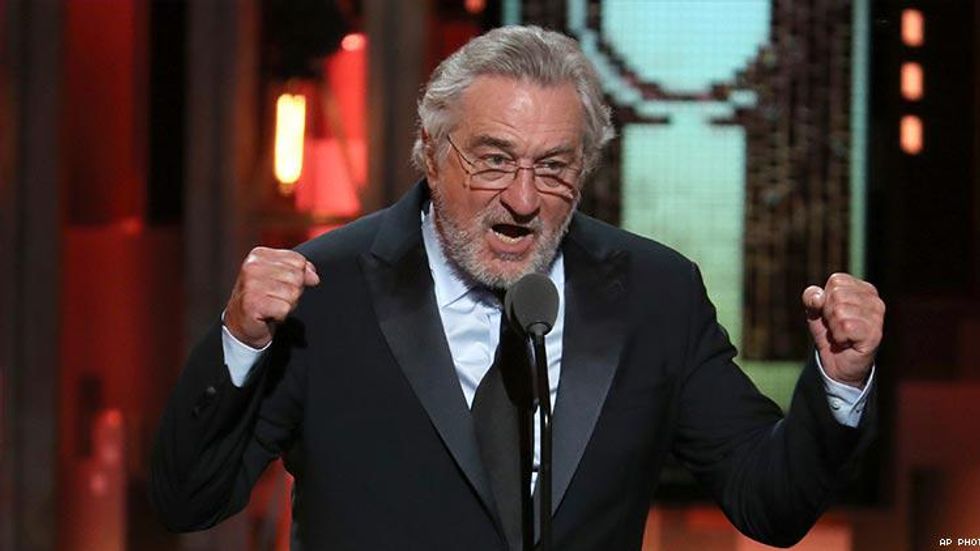 Watch Robert De Niro Throw F-Bombs at Trump at the Tony Awards