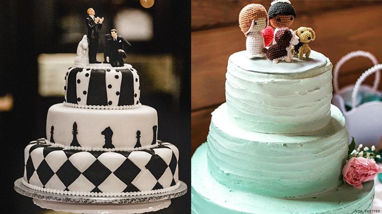 <p>14 Wedding Cakes to Remind Us Even the Supreme Court Can't Stop Gay Love</p>