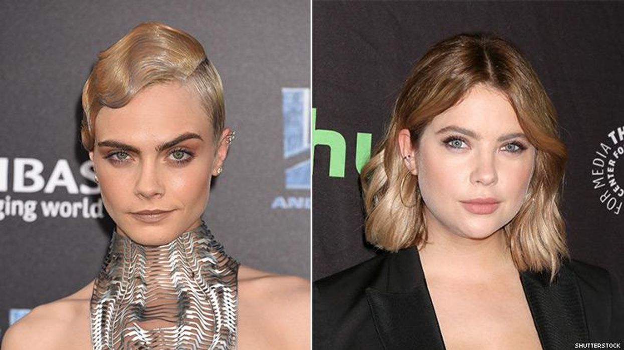 <p>Everyone Is Freaking Out About Cara Delevingne & Ashley Benson Holding Hands</p>