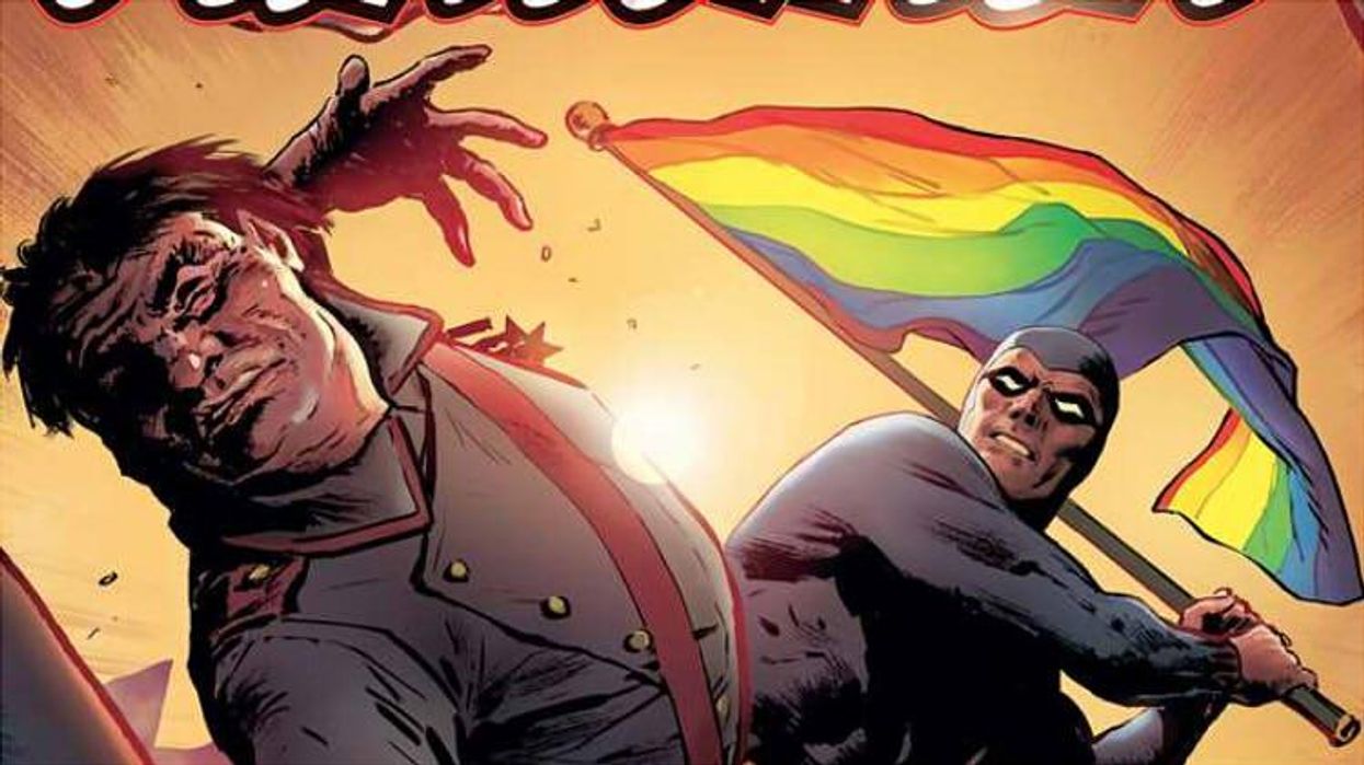 <p><em>The Phantom</em> Defeating Homophobes with a Pride Flag Is the Greatest Thing Ever</p>