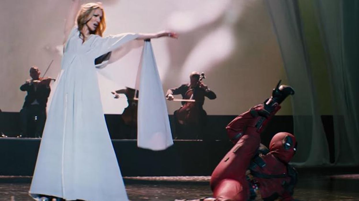 <p>A Stillettoed Deadpool Interpretive Dances with Céline Dion in Epic Ballad 'Ashes'</p>
