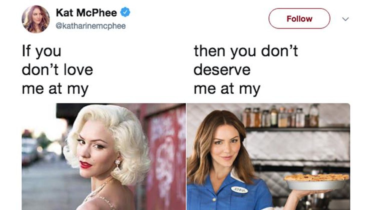<p>Katharine McPhee Just Hilariously Dragged Herself on Twitter in the Best Way</p>