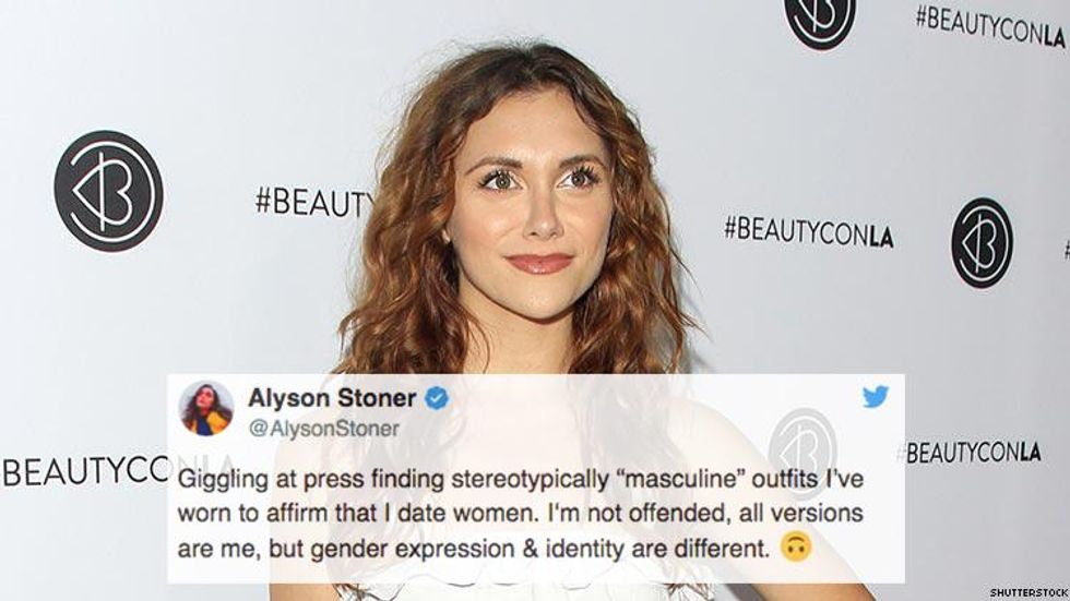 Alyson Stoner Had a Perfect Response for Press Not Knowing Gender Identity vs. Gender Expression