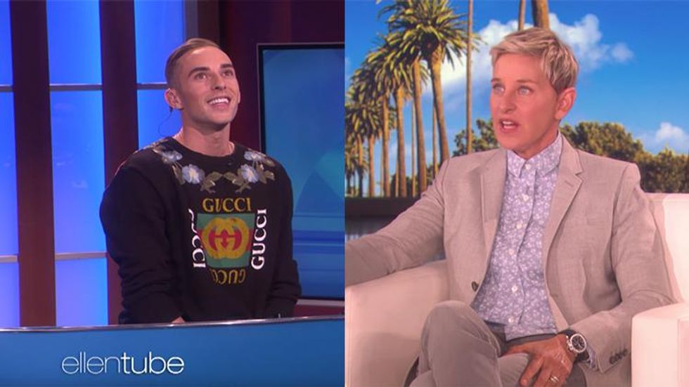 Adam Rippon & Ellen Are the Talk Show Duo We Didn't Know We Needed