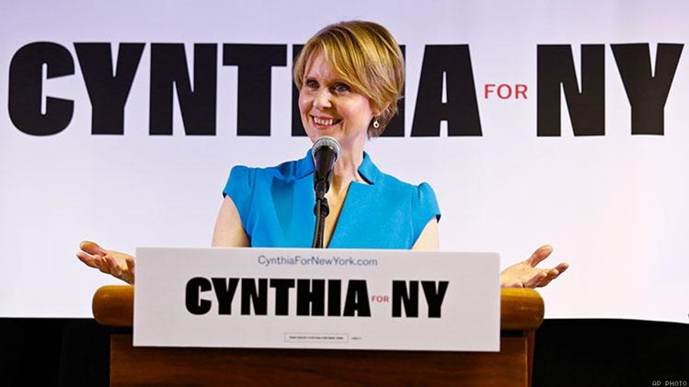 Stop Erasing Cynthia Nixon's Bisexuality