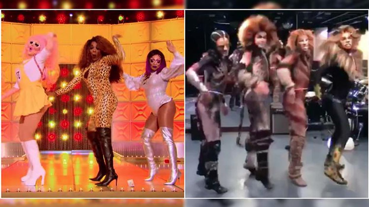 <p>The Cast of <em>Cats</em> Recreated Bebe Zahara Benet's Jungle Kitty Routine from <em>All Stars 3</em></p>